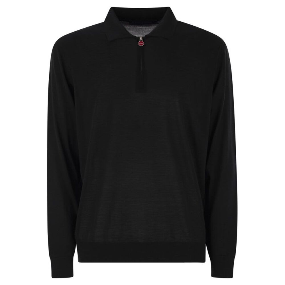 Kiton Men Wool Polo Shirt